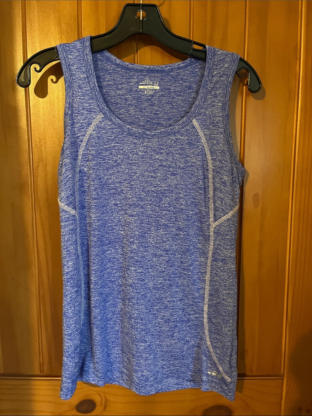 bcg Heathered Blue Athletic Tank Top